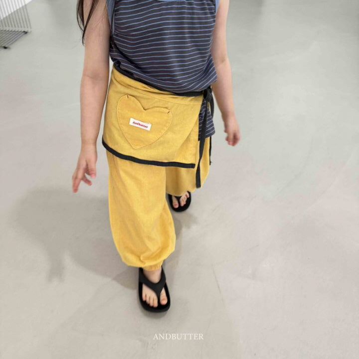 【予約】Apron pants  / andbutter(S-JM)