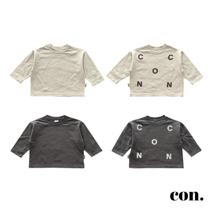 【予約】con.ロゴTシャツ / con. (XXS-M)