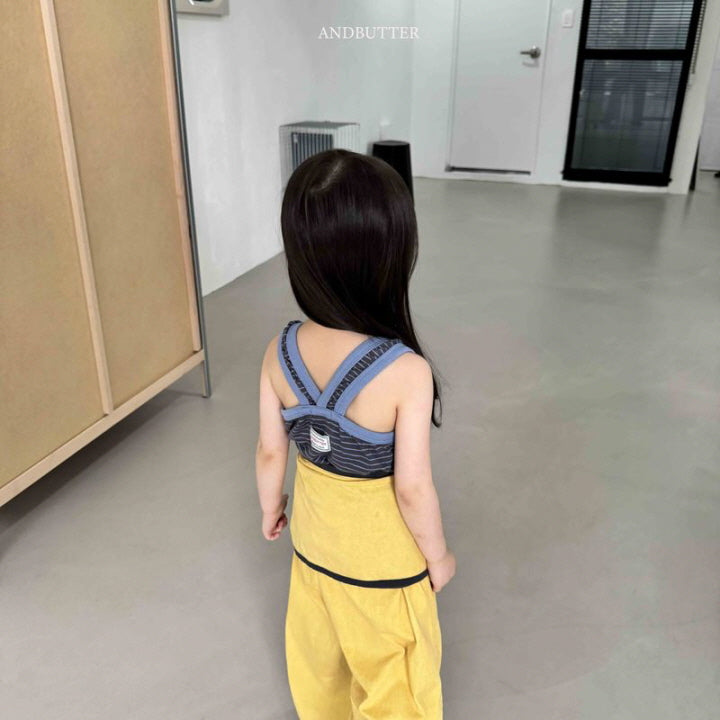 【予約】Cross sleeveless / andbutter(S-JM)