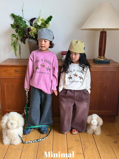 【予約】choco bootscut denim / minimal (S-JM）
