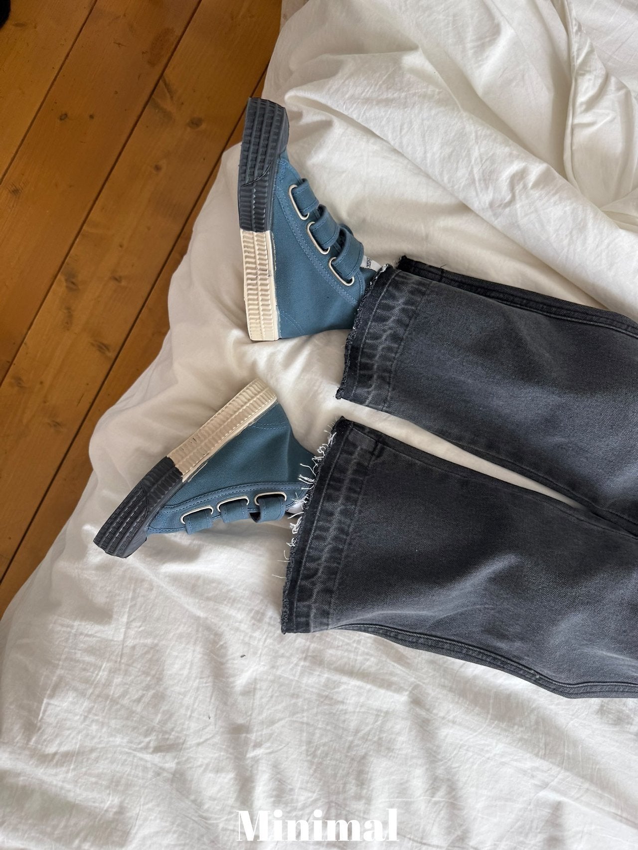 【予約】choco bootscut denim / minimal (S-JM）