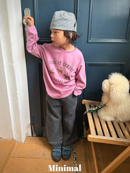 【予約】choco bootscut denim / minimal (S-JM）