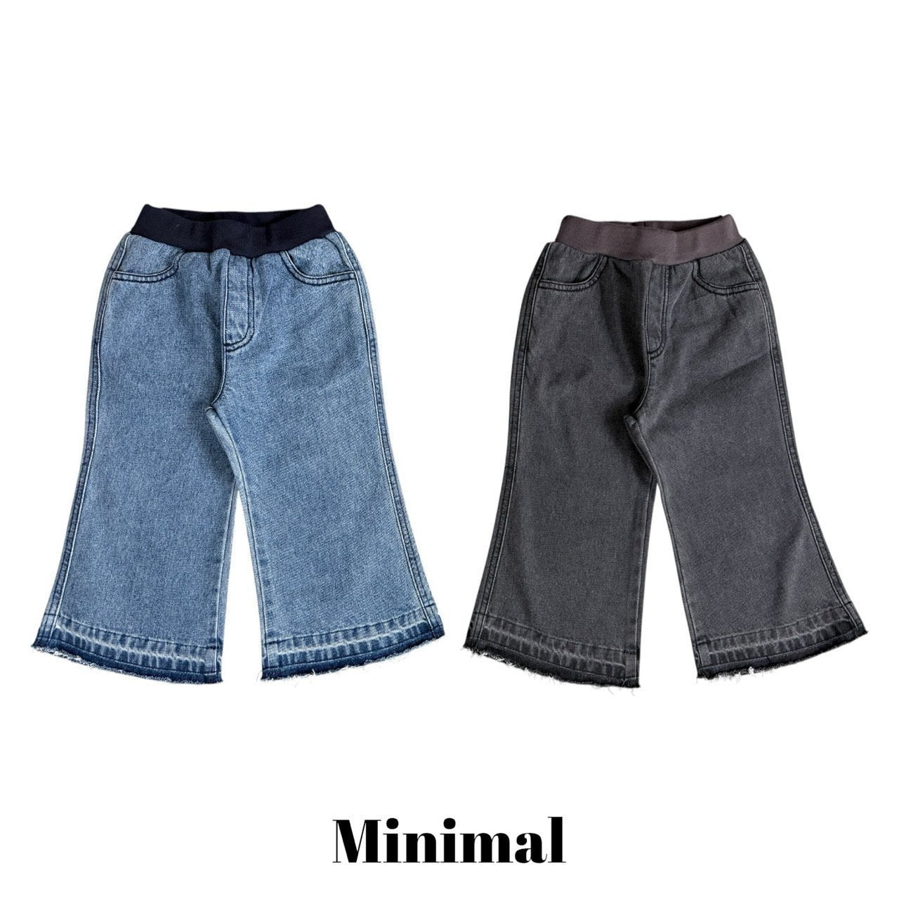 【予約】choco bootscut denim / minimal (S-JM）