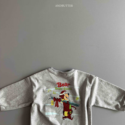 【予約】Santa Bear Tee /  andbutter (S-JM)
