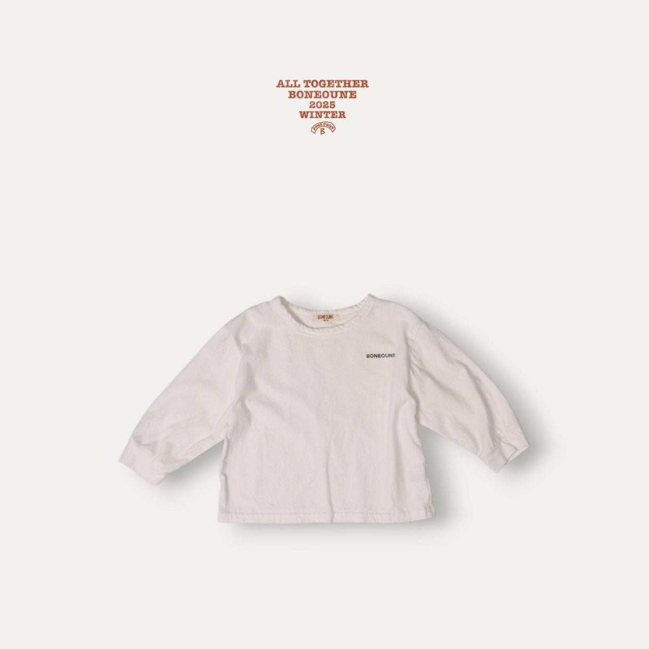 【予約】bone peach T / boneoune (XS-JL)