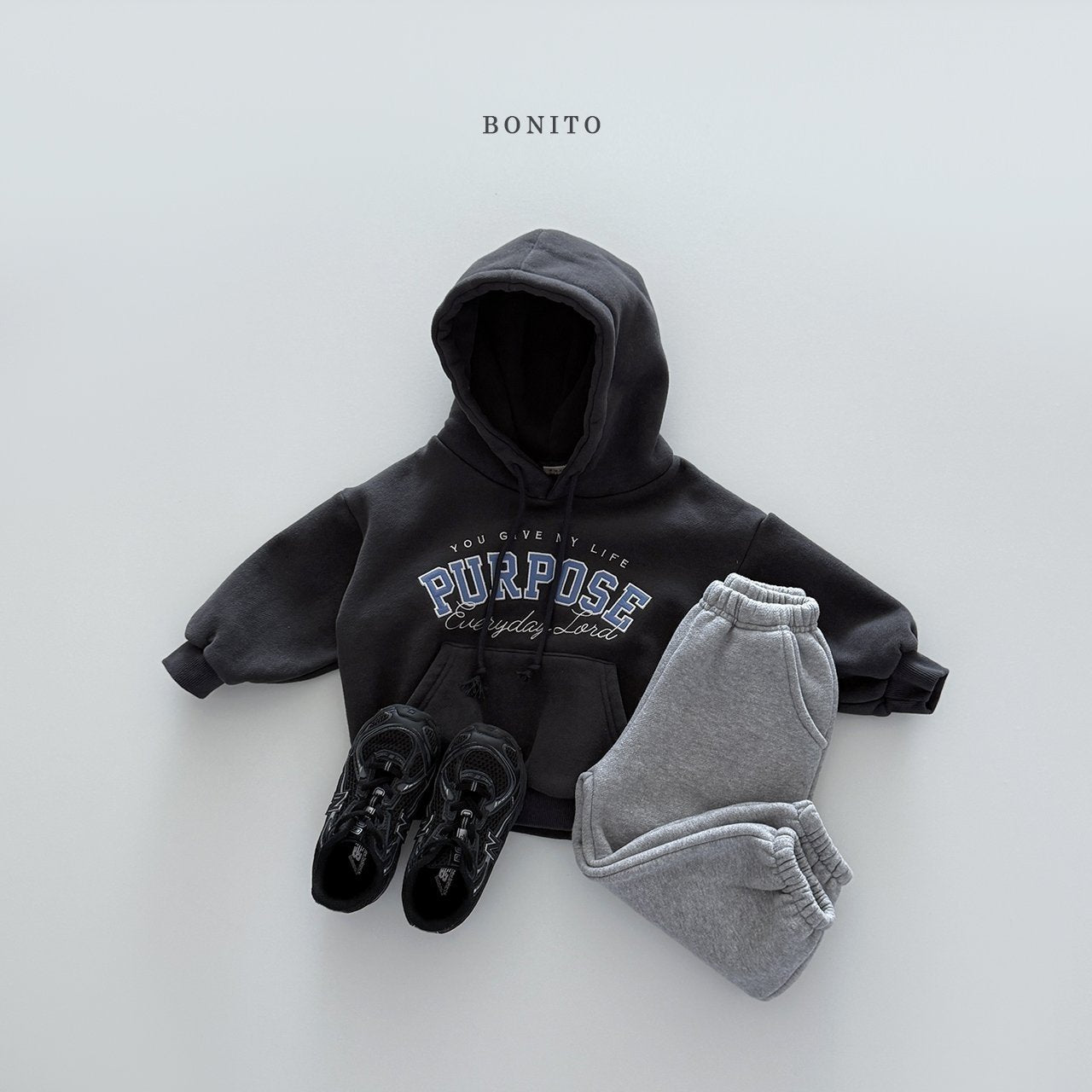 【予約】PURPOSE hoodie  /  bonito (12M-JM, adult)