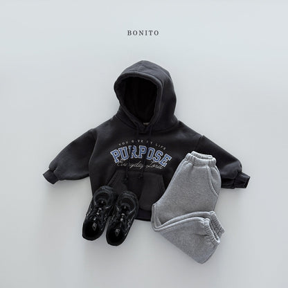 【予約】PURPOSE hoodie  /  bonito (12M-JM, adult)