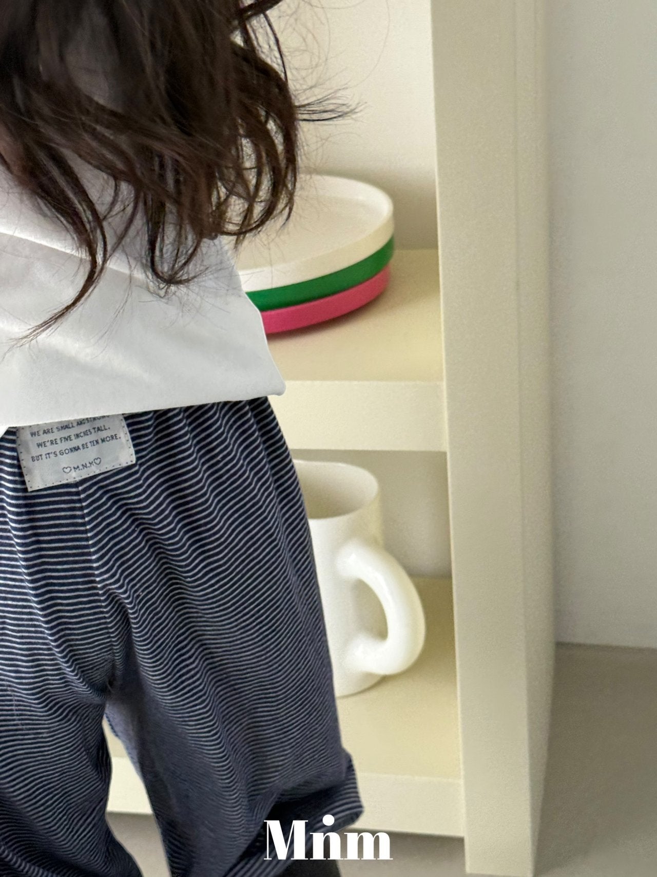 【予約】stripe jogger pants / minimal S-JM 보리 스트라이프