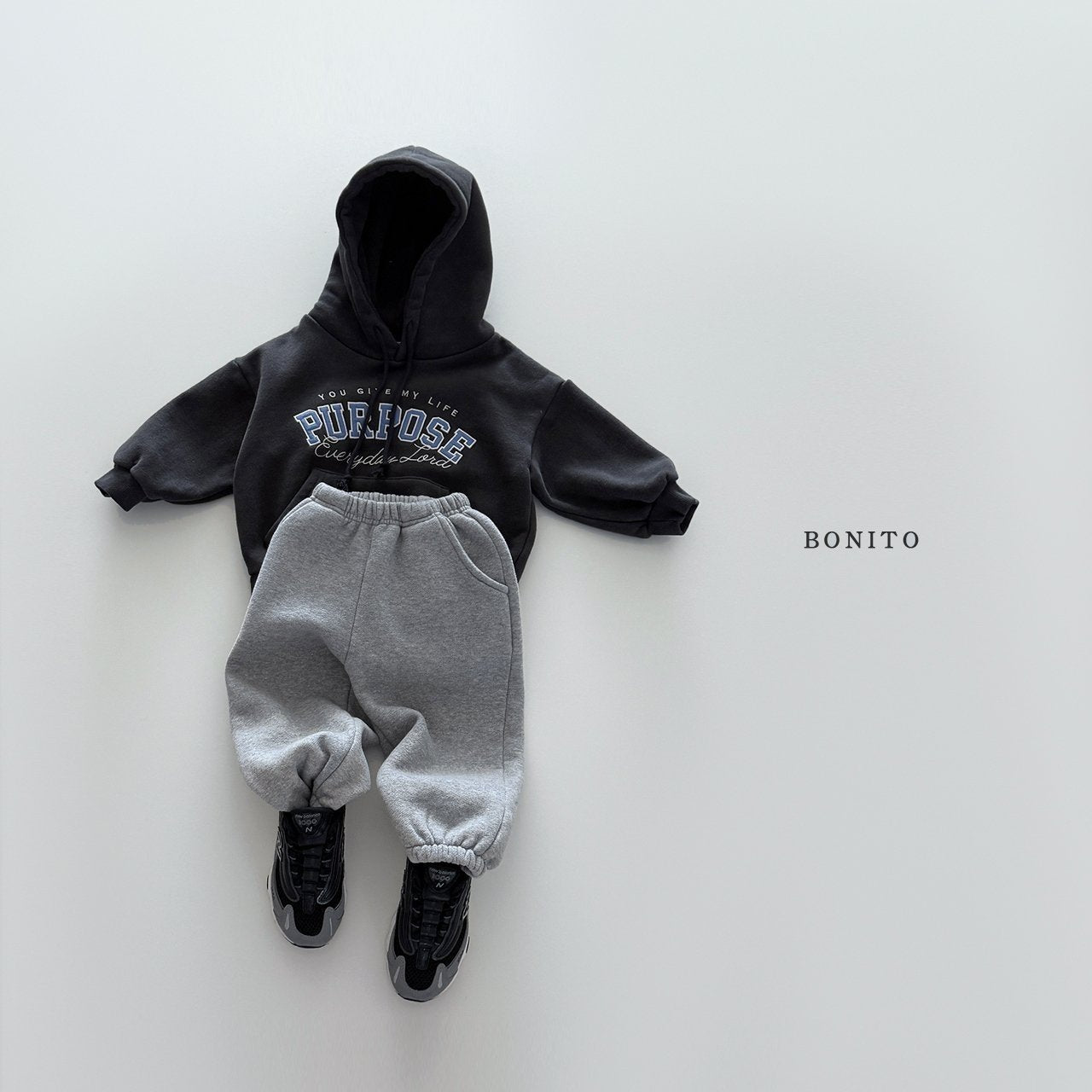 【予約】PURPOSE hoodie  /  bonito (12M-JM, adult)