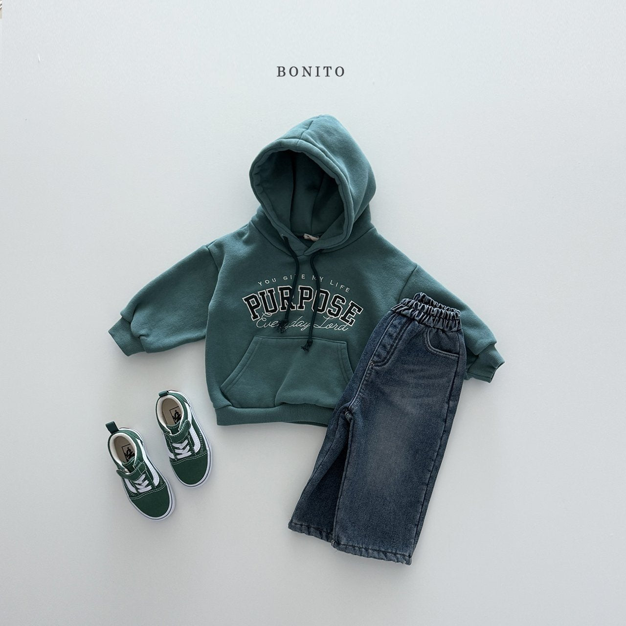 【予約】PURPOSE hoodie  /  bonito (12M-JM, adult)