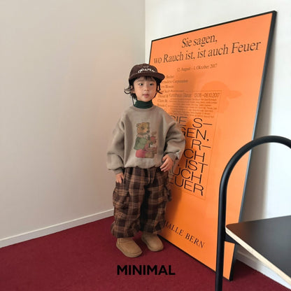 【予約】winter check hip pants  / minimal (S-JM)