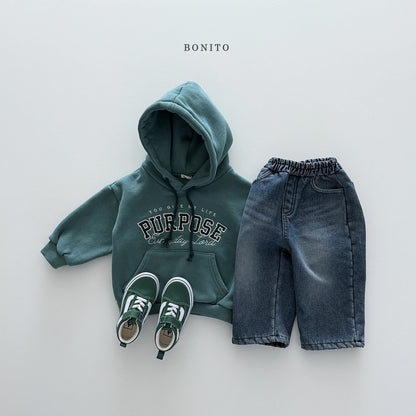 【予約】PURPOSE hoodie  /  bonito (12M-JM, adult)