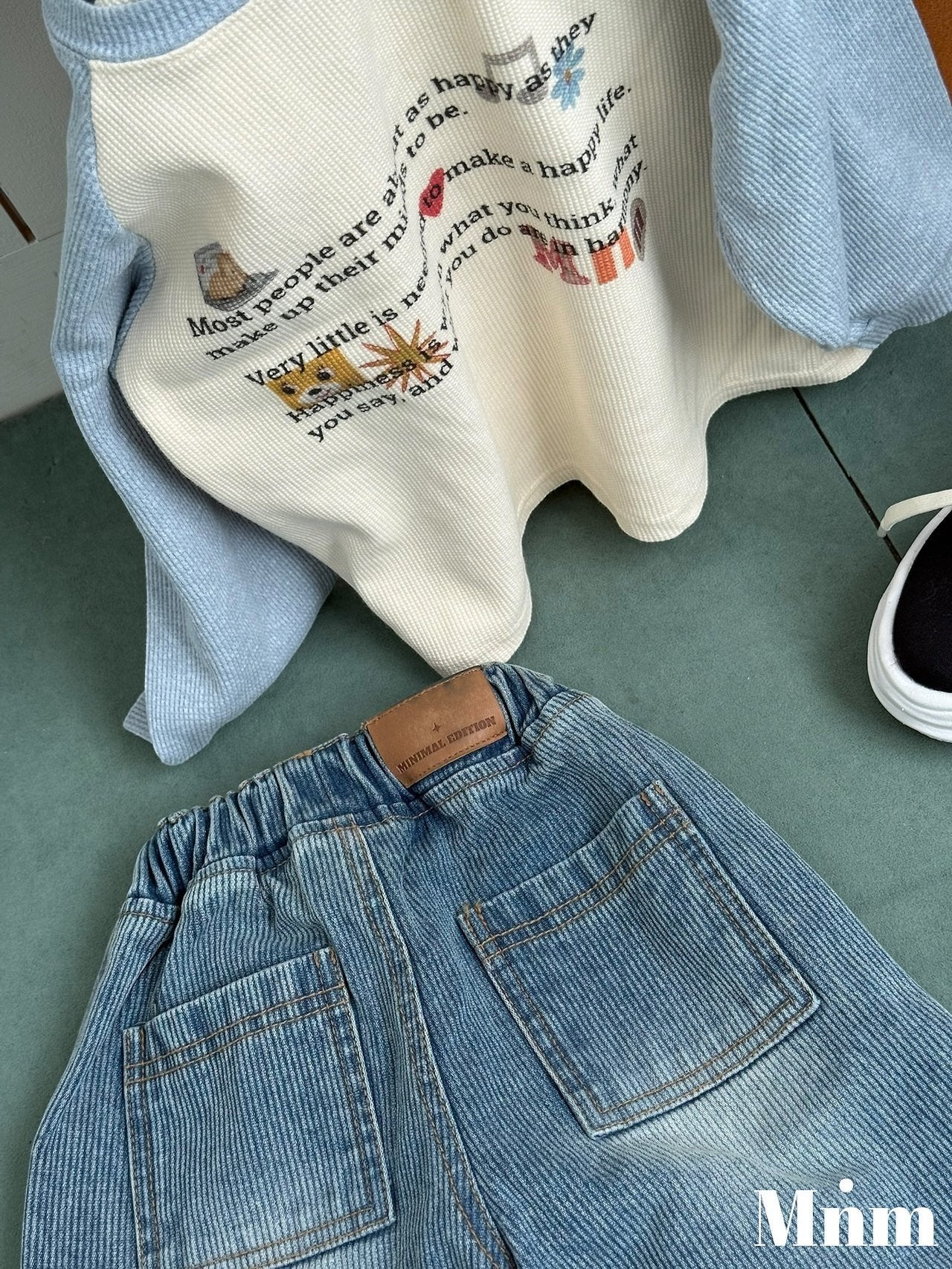 【予約】rib sand denim / minimal (S-JM）