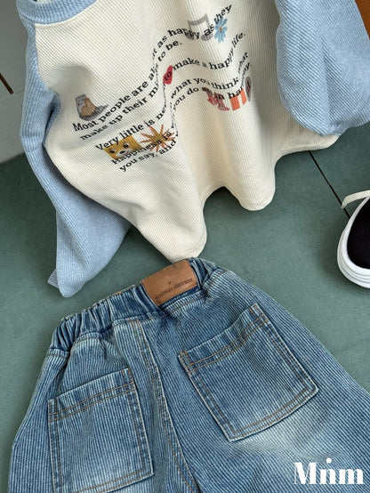 【予約】rib sand denim / minimal (S-JM）