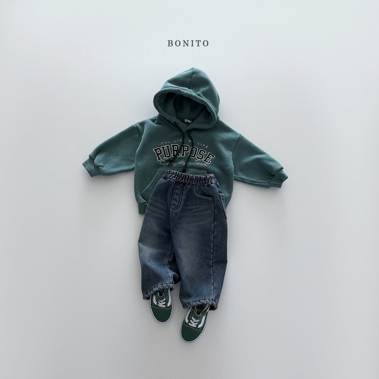 【予約】PURPOSE hoodie  /  bonito (12M-JM, adult)