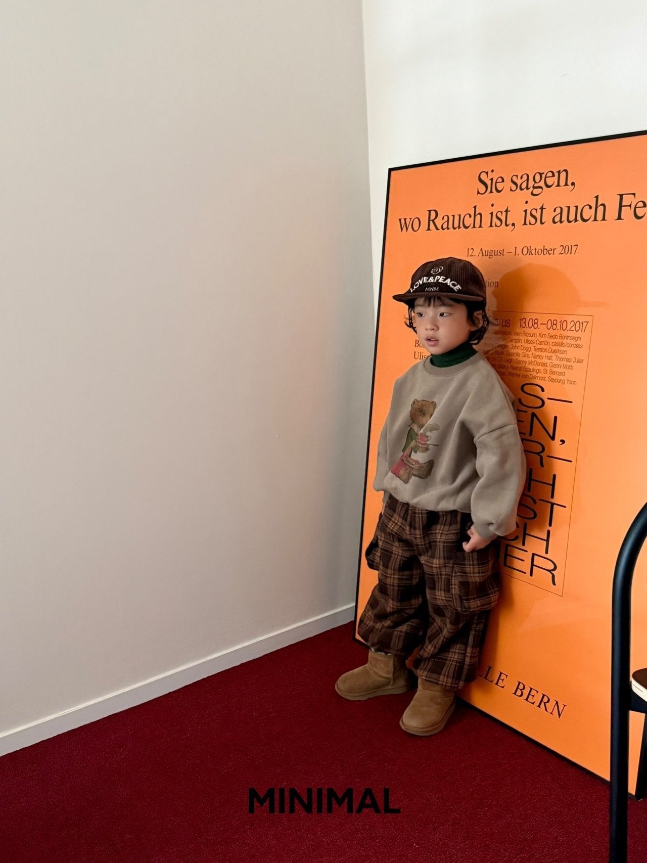 【予約】winter check hip pants  / minimal (S-JM)