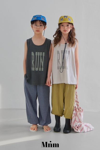 【予約】stripe jogger pants / minimal S-JM 보리 스트라이프