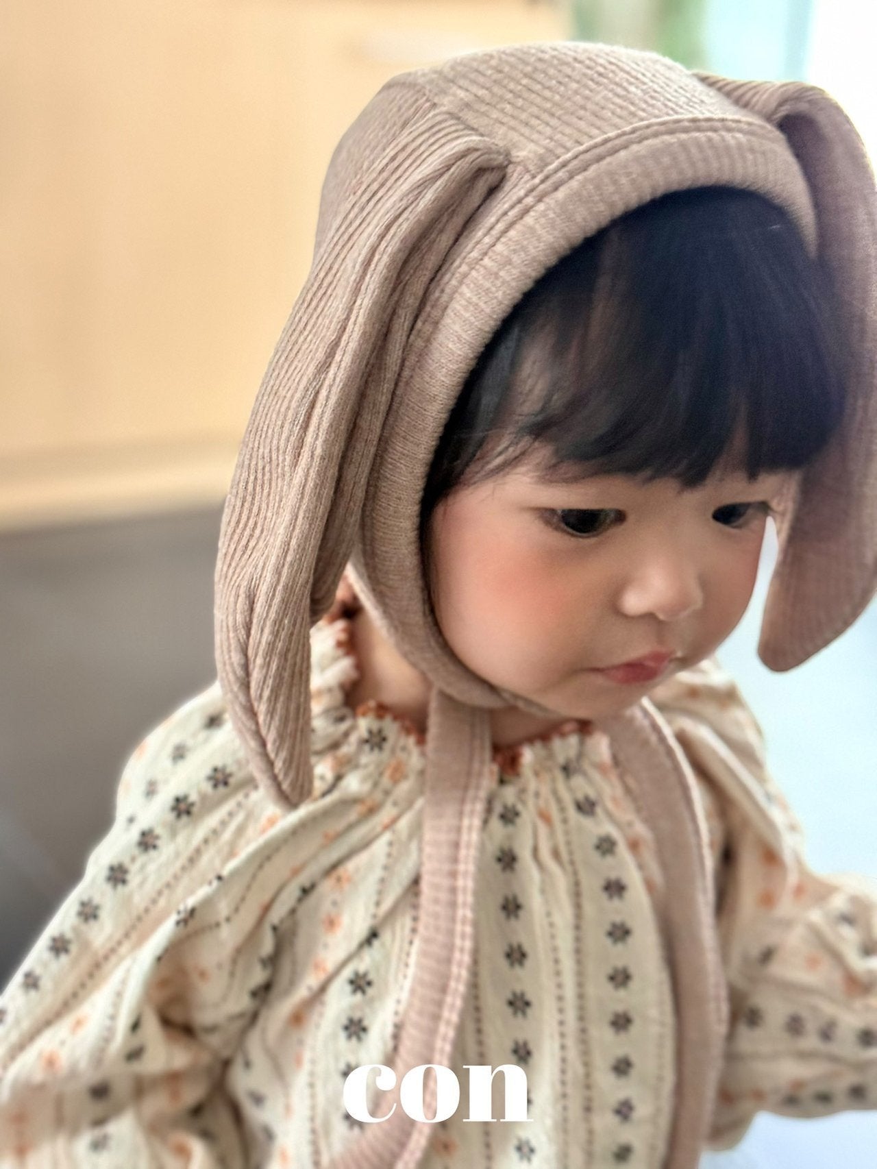 【予約】rabbit bonnet /  con