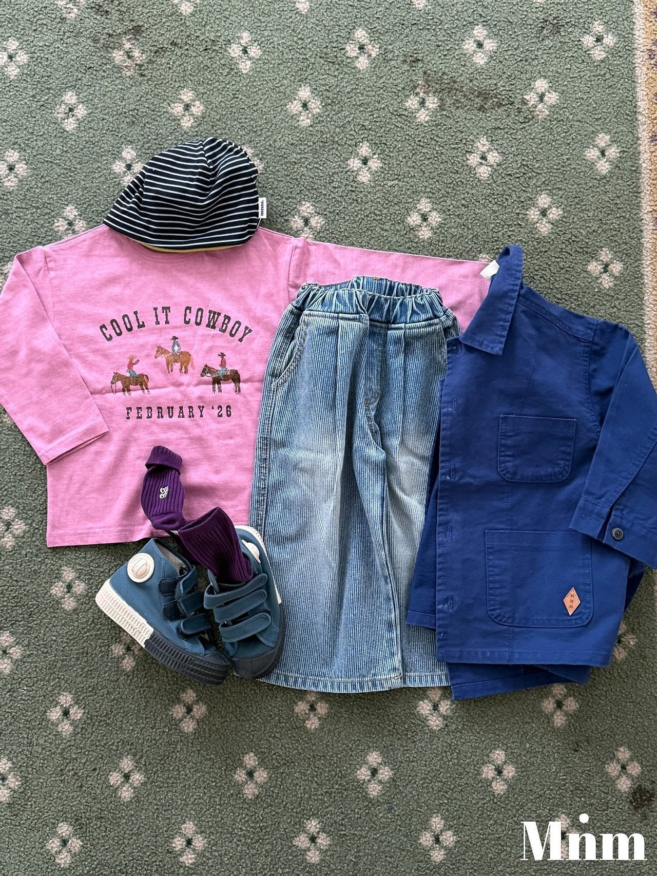【予約】rib sand denim / minimal (S-JM）