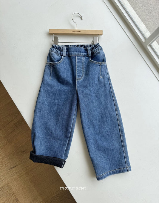 【予約】Flack denim pants  /  momoann (5-17号) 플랙