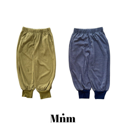 【予約】stripe jogger pants / minimal S-JM 보리 스트라이프