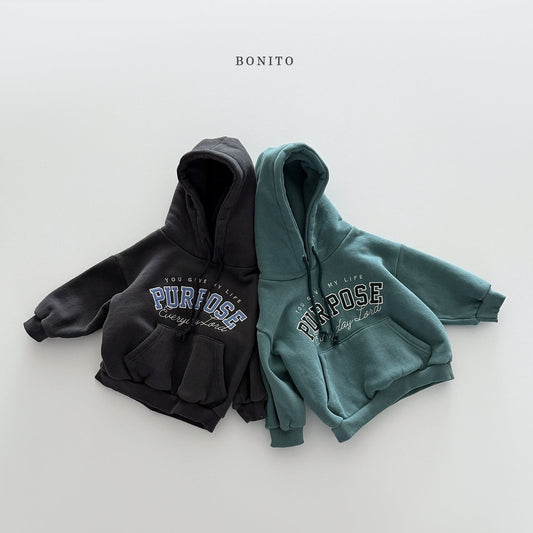 【予約】PURPOSE hoodie  /  bonito (12M-JM, adult)