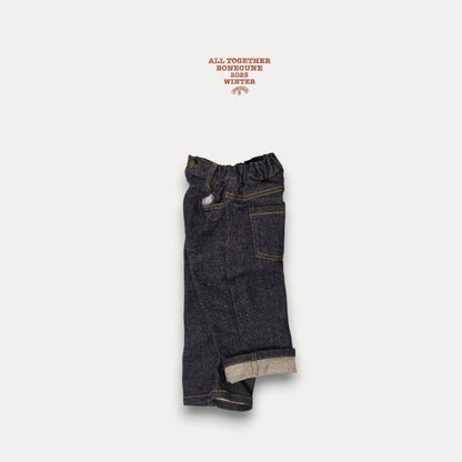 【予約】real denim pants / boneoune (XS-JL)