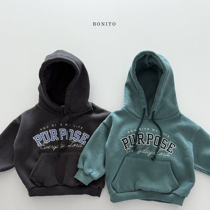 【予約】PURPOSE hoodie  /  bonito (12M-JM, adult)