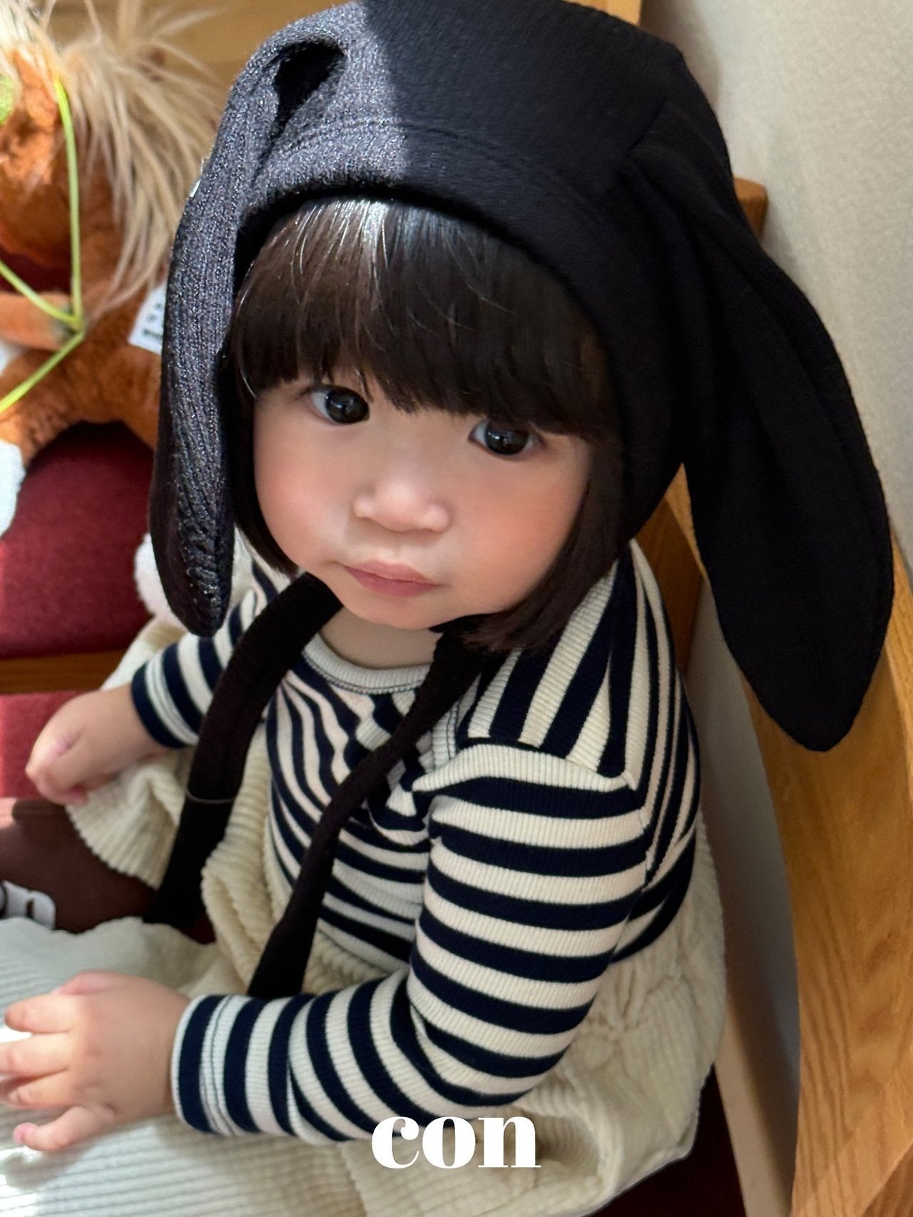 【予約】rabbit bonnet /  con