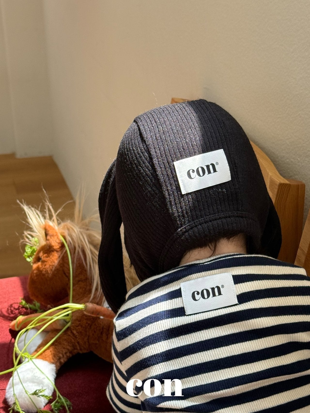 【予約】rabbit bonnet /  con