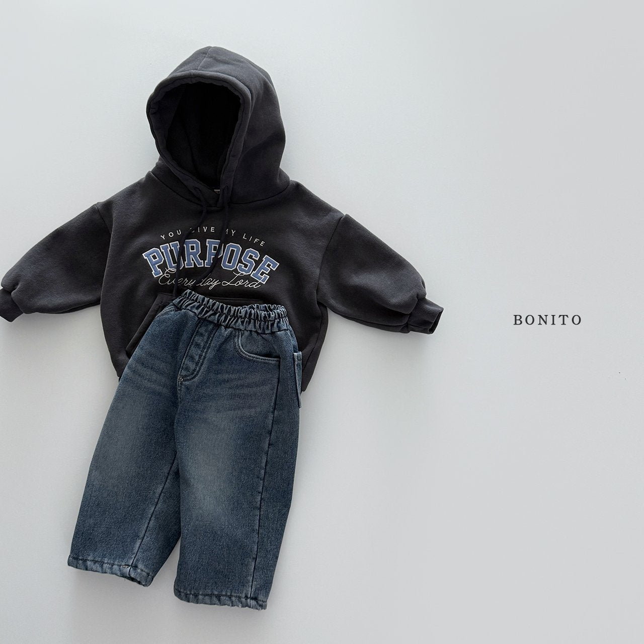 【予約】PURPOSE hoodie  /  bonito (12M-JM, adult)