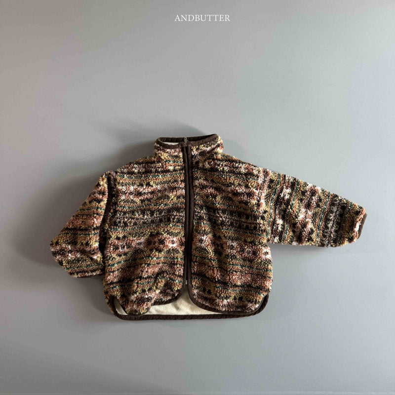 【予約】Nordic Line Jumper   /  andbutter (S-JM)