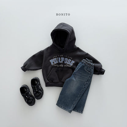 【予約】PURPOSE hoodie  /  bonito (12M-JM, adult)