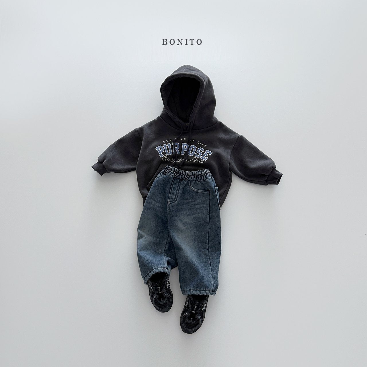 【予約】PURPOSE hoodie  /  bonito (12M-JM, adult)
