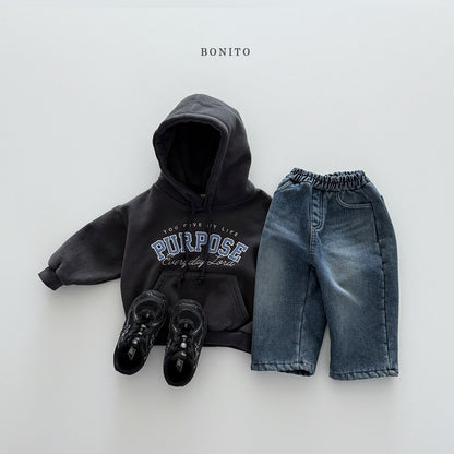 【予約】PURPOSE hoodie  /  bonito (12M-JM, adult)