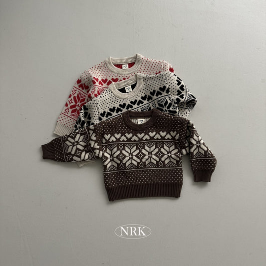 【予約】heart knit  /  NRK (XS-4XL)　