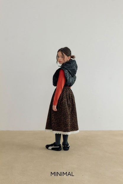【予約】leopard lace skirt  / minimal (S-JM)