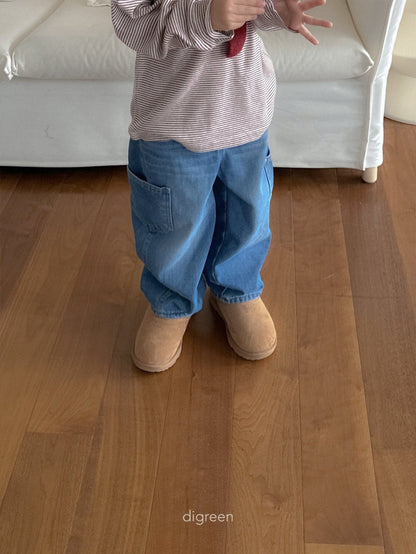 【予約】Tilt pocket denim  /  digreen(S-XXL)