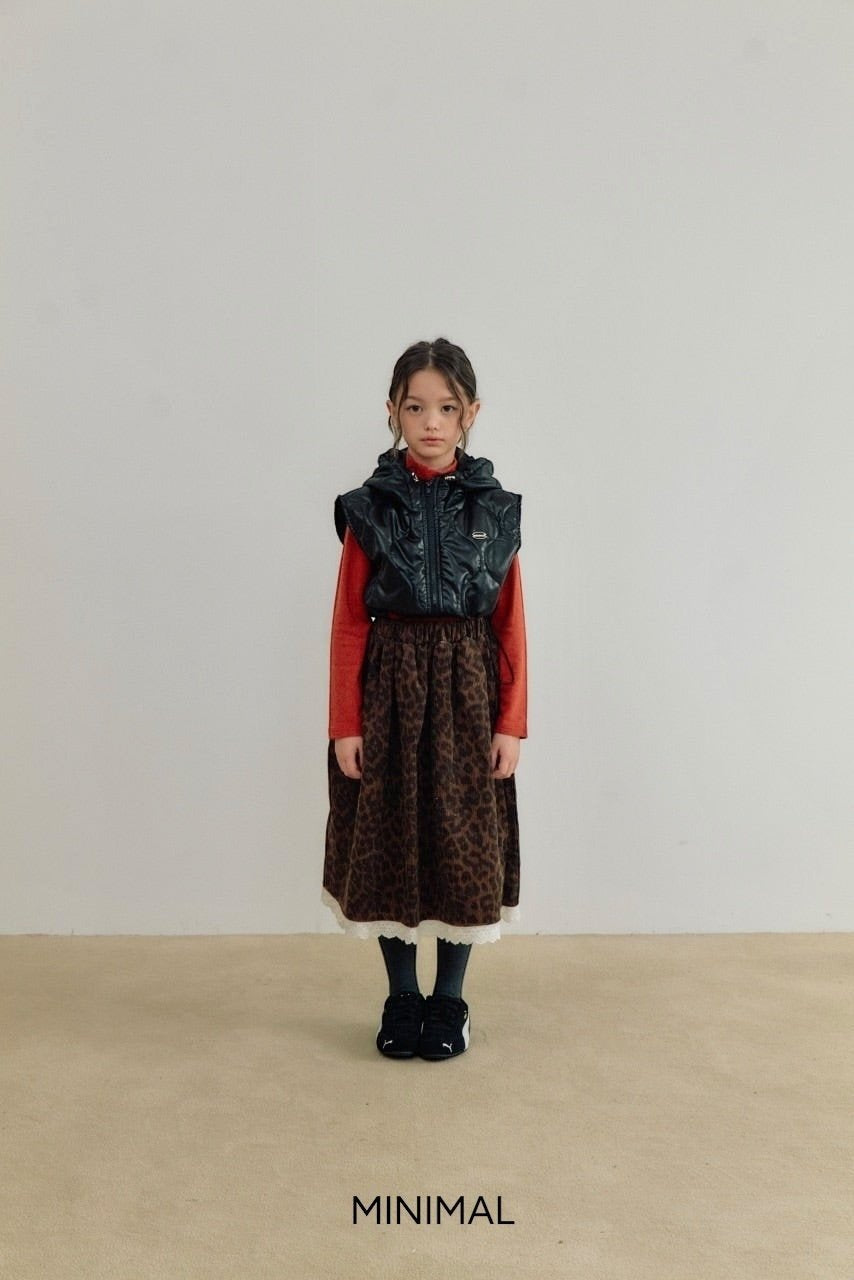 【予約】leopard lace skirt  / minimal (S-JM)