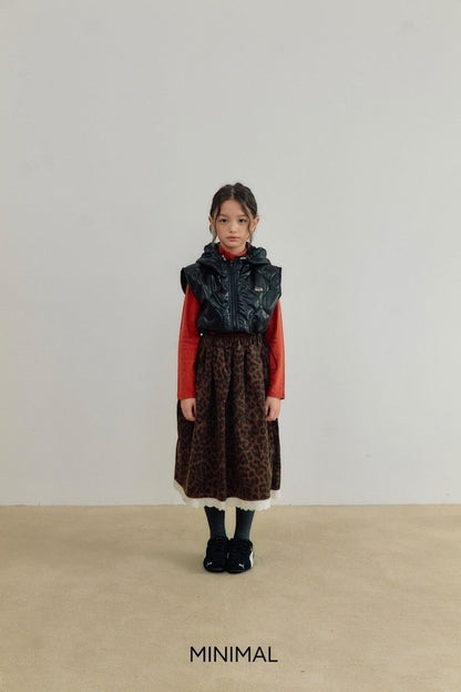 【予約】leopard lace skirt  / minimal (S-JM)