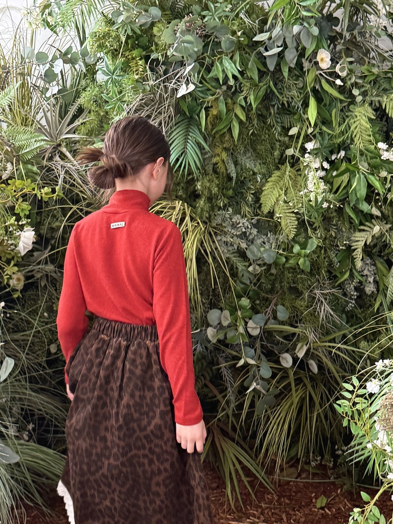 【予約】leopard lace skirt  / minimal (S-JM)