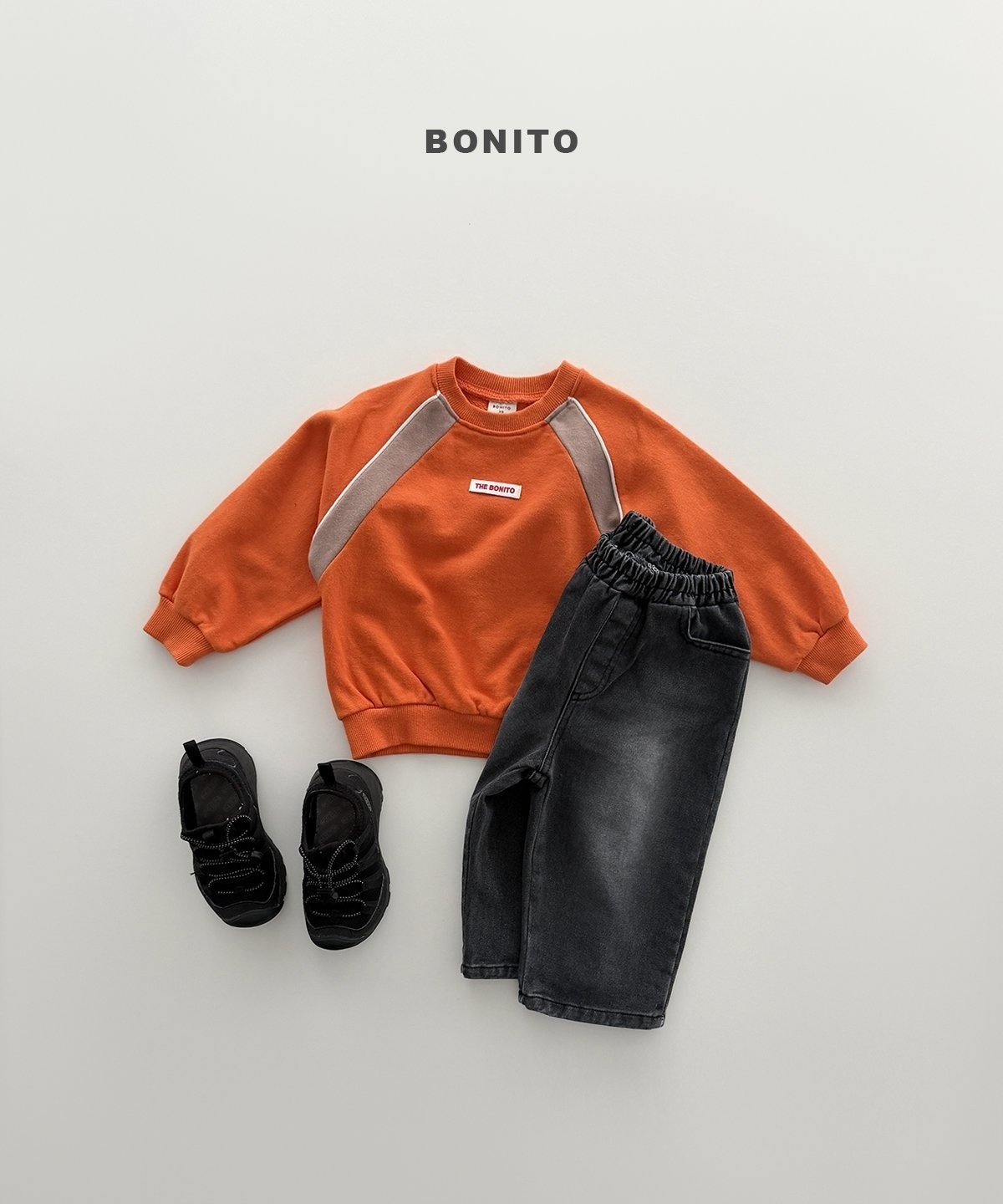 【予約】brush denim pants / bonito(12M-JM)