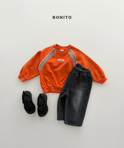 【予約】brush denim pants / bonito(12M-JM)