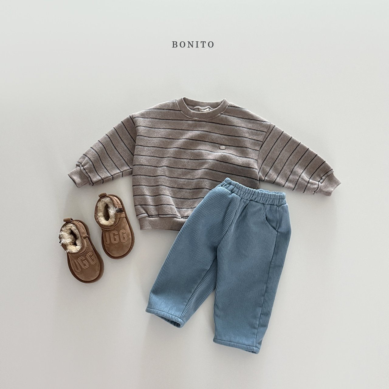 【予約】papaya st knit mtm  /  bonito (12M-JM)