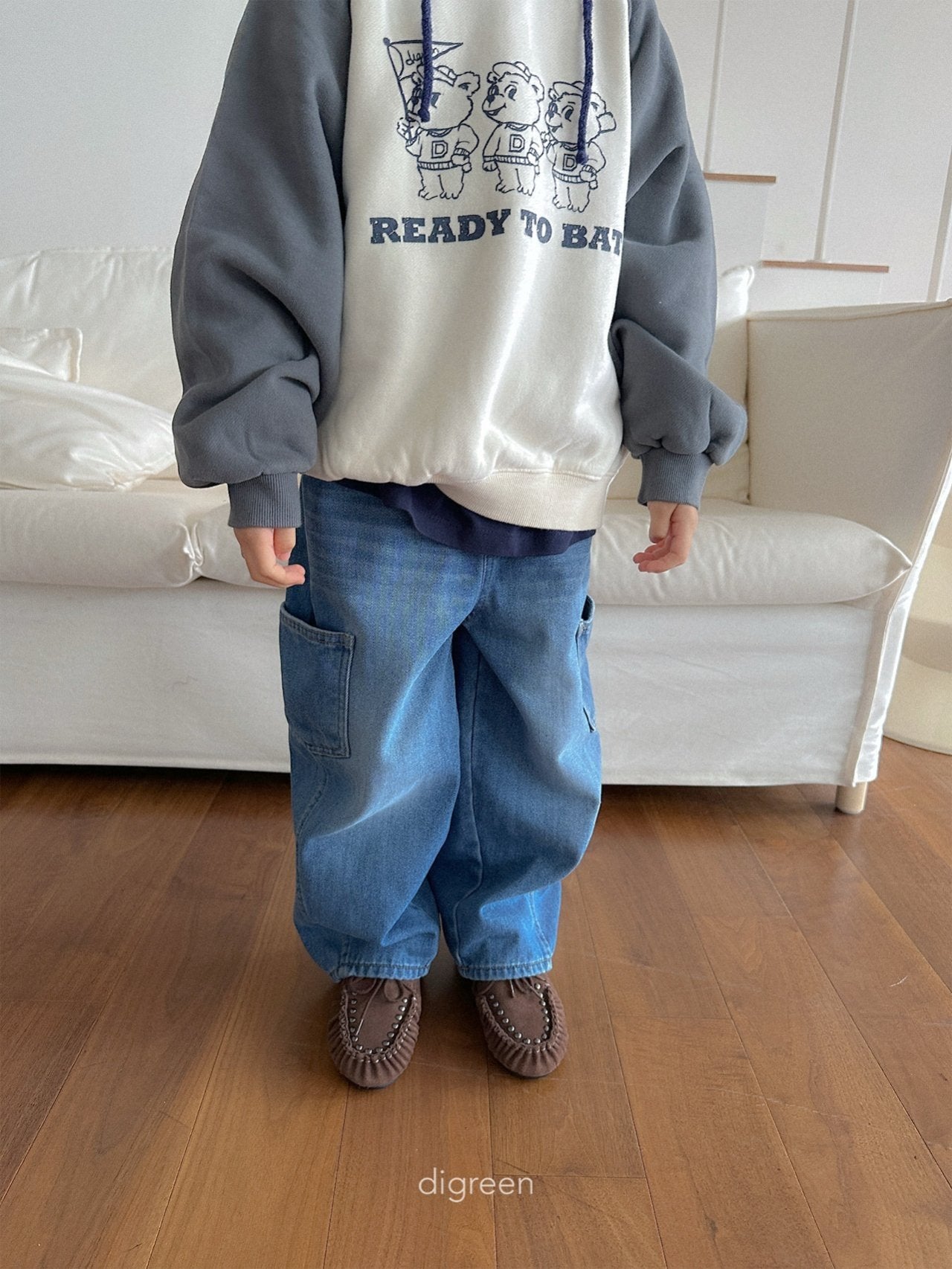 【予約】Tilt pocket denim  /  digreen(S-XXL)