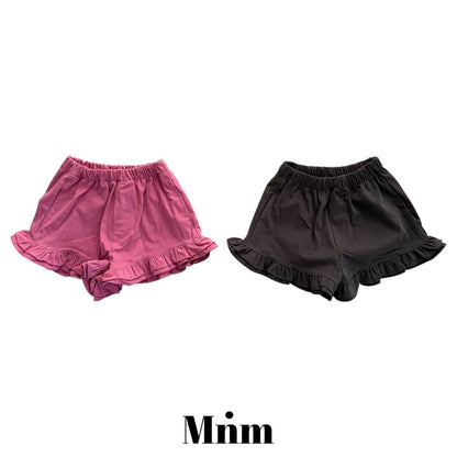 【予約】frill half pants / minimal S-JM