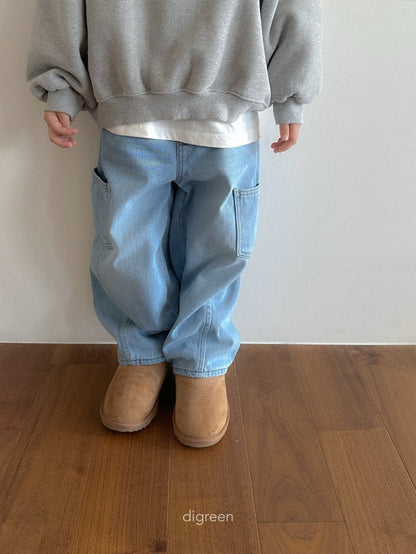 【予約】Tilt pocket denim  /  digreen(S-XXL)