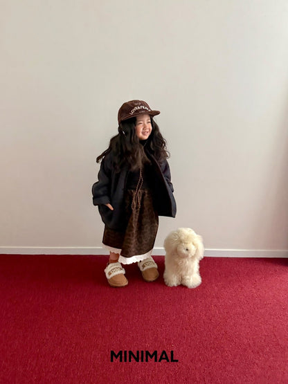 【予約】leopard lace skirt  / minimal (S-JM)