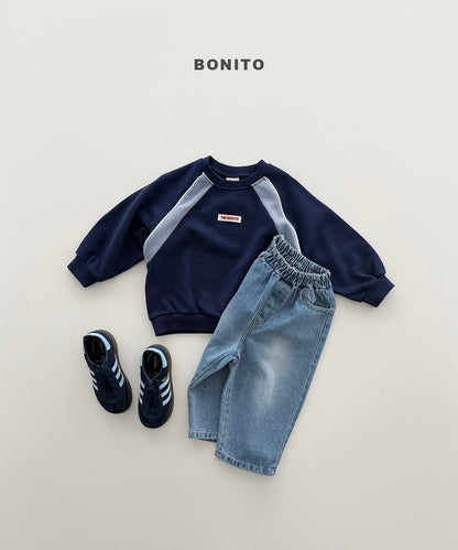 【予約】brush denim pants / bonito(12M-JM)