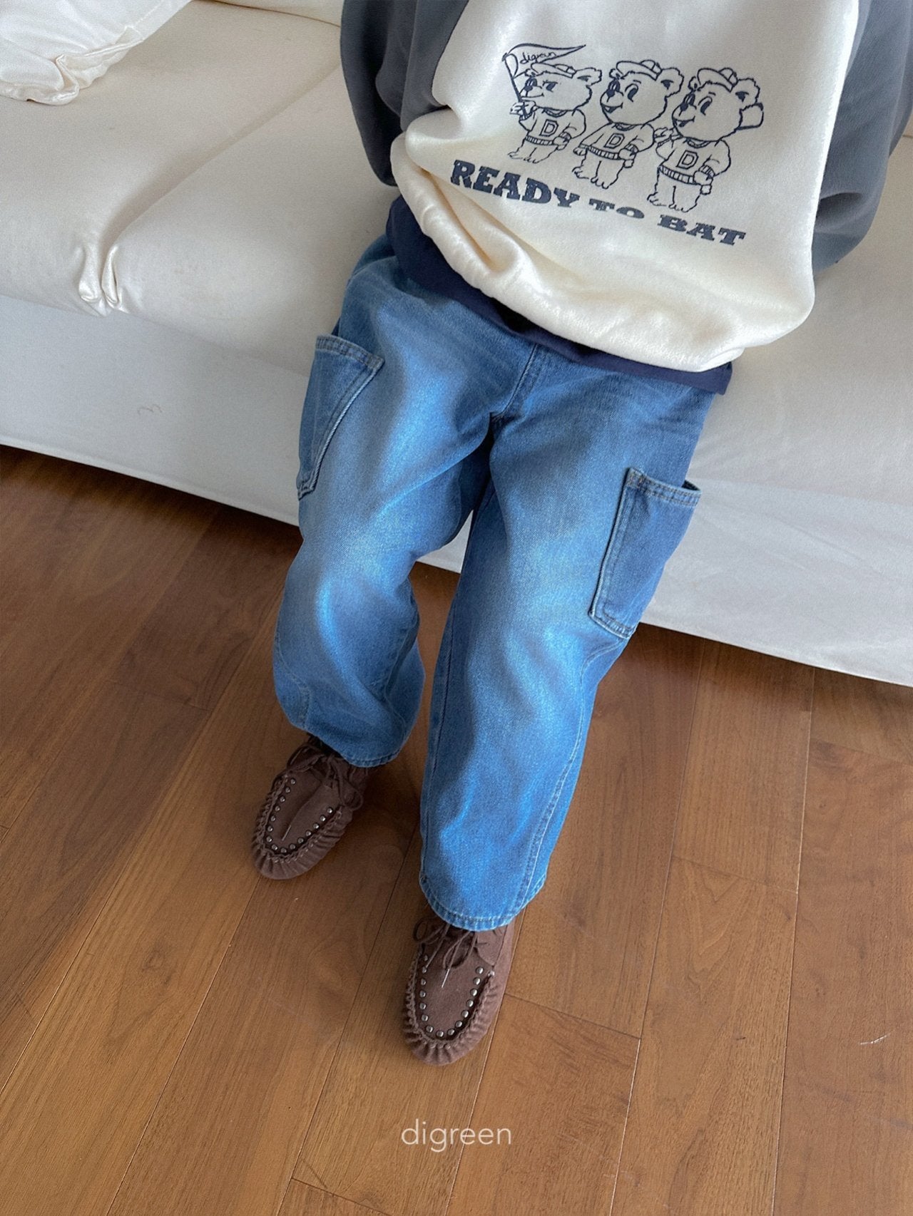 【予約】Tilt pocket denim  /  digreen(S-XXL)